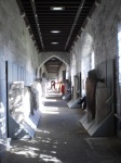 Il corridoio delle pietre con le scritte Ogam